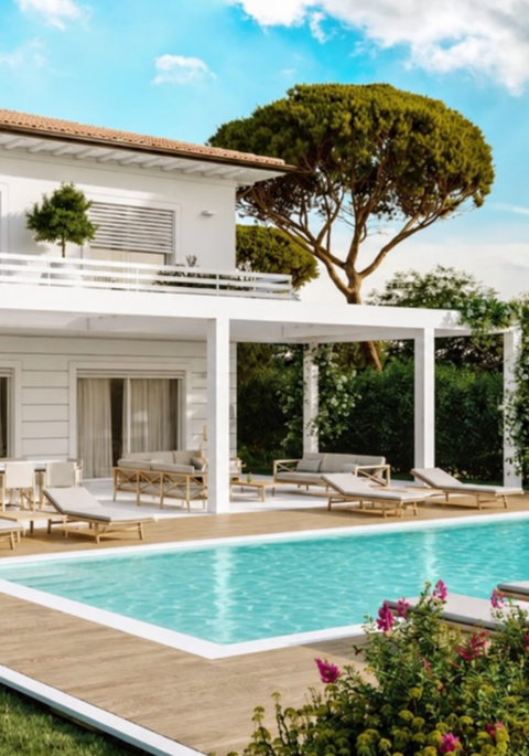 Luxury Villa with Private Pool in Forte dei Marmi, Tuscany