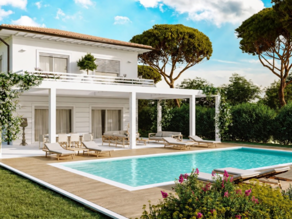 Luxury Villa with Private Pool in Forte dei Marmi, Tuscany