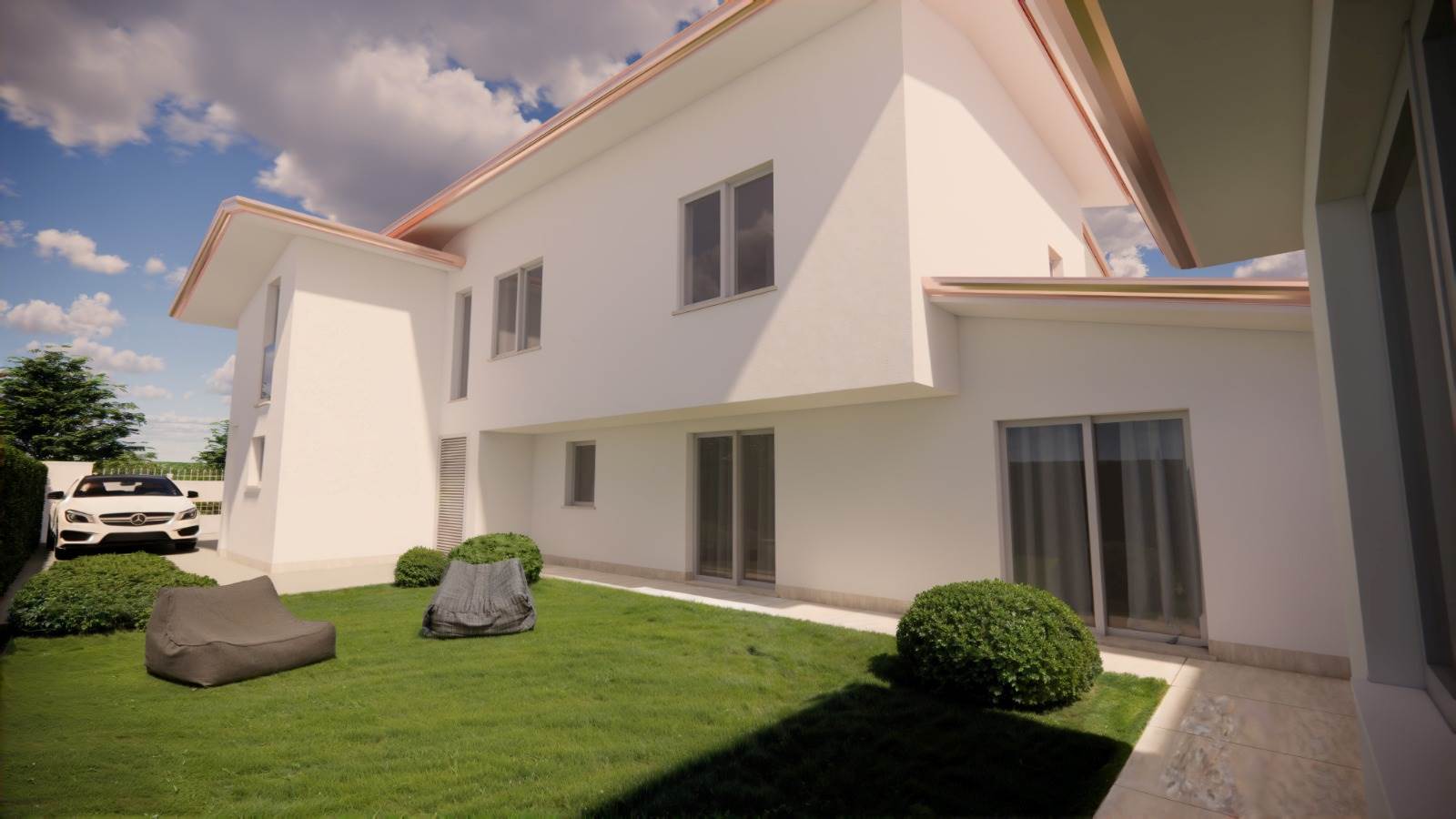 09-render-villa-side-garden Villa with Pool and Separate Outbuilding in Forte dei Marmi