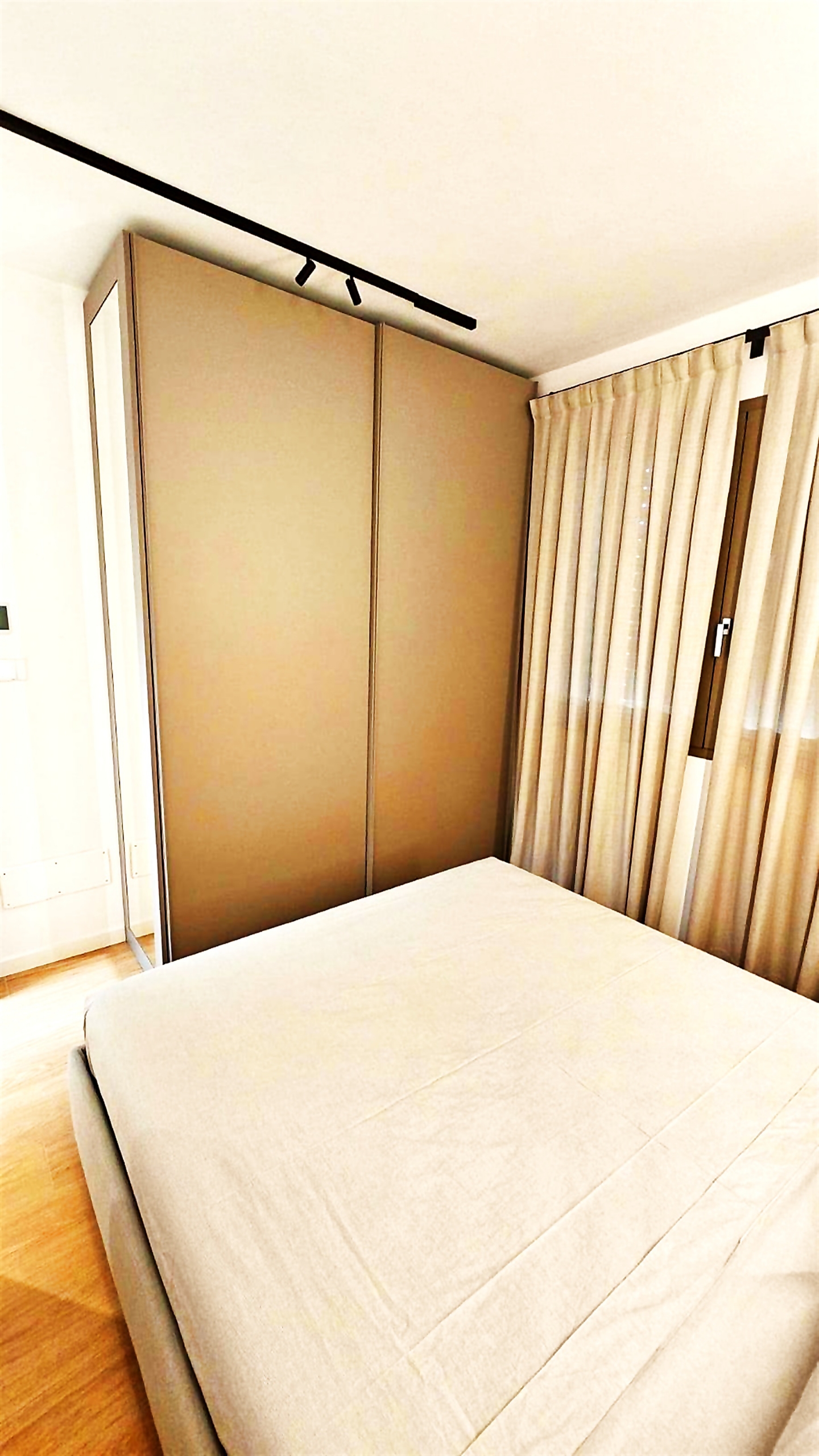 Bedroom with closets
