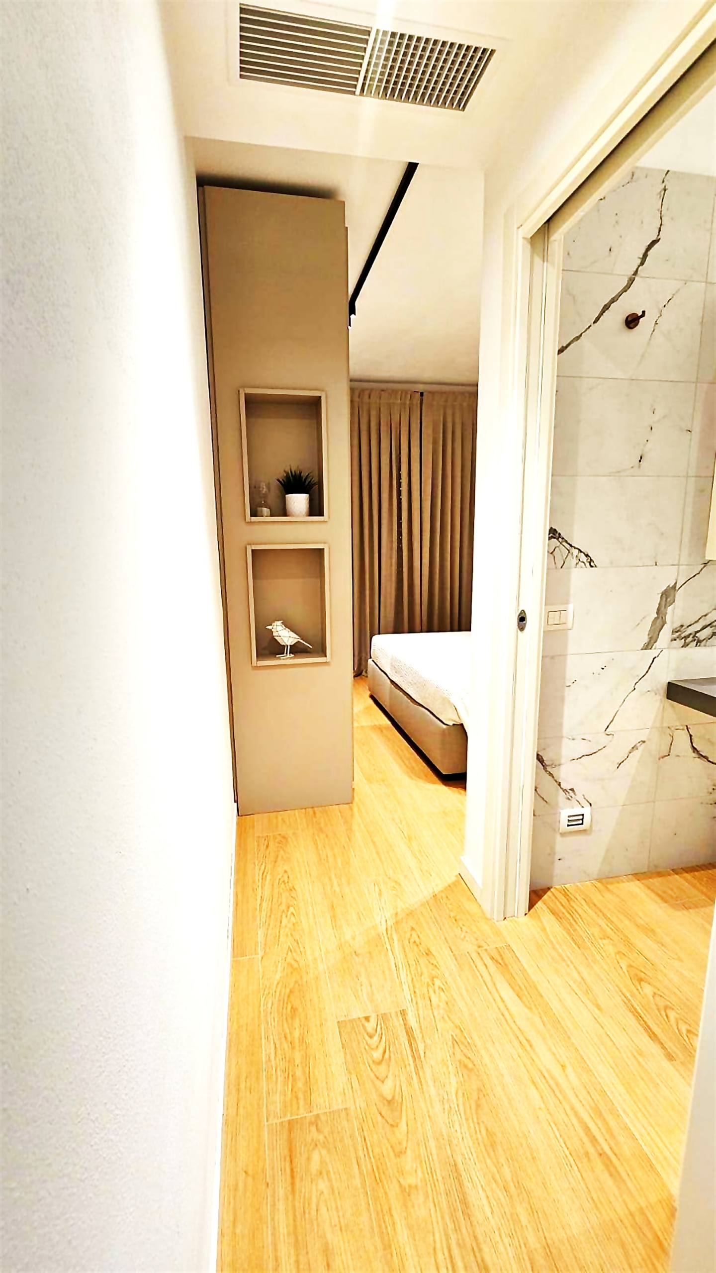 Upper-floor hallway