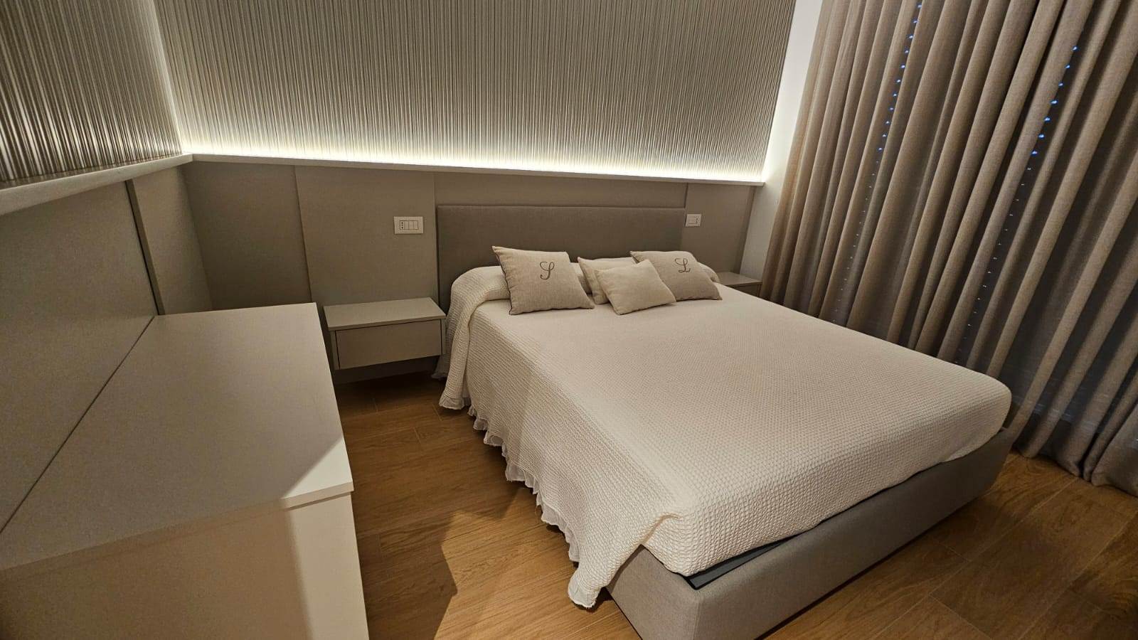 Bedroom, wide view