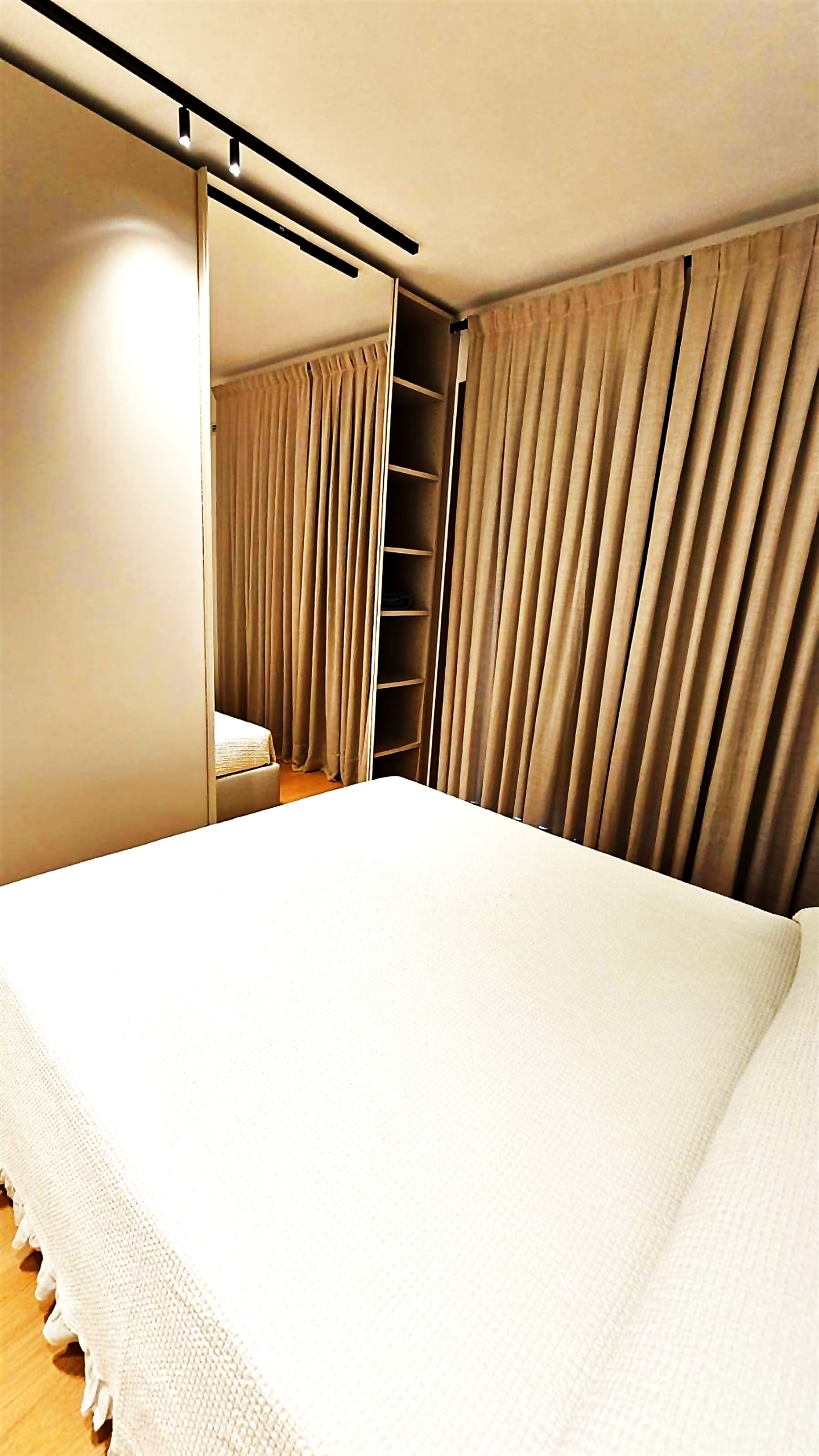 Bedroom wardrobe, detail