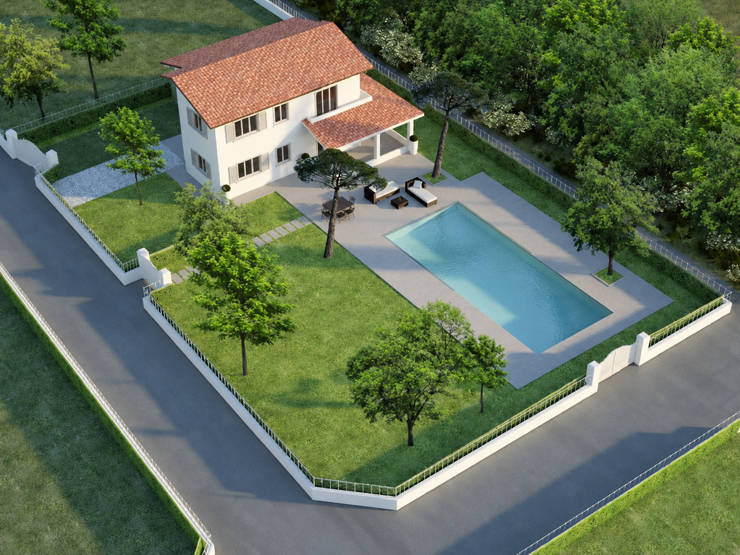 Private Garden Villa with Pool near the Beach in Forte dei Marmi