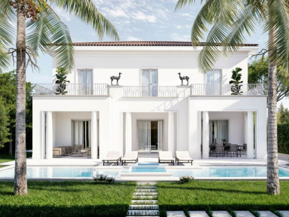 Historic Seafront Villa — Principal Facade (Approved Project Rendering)