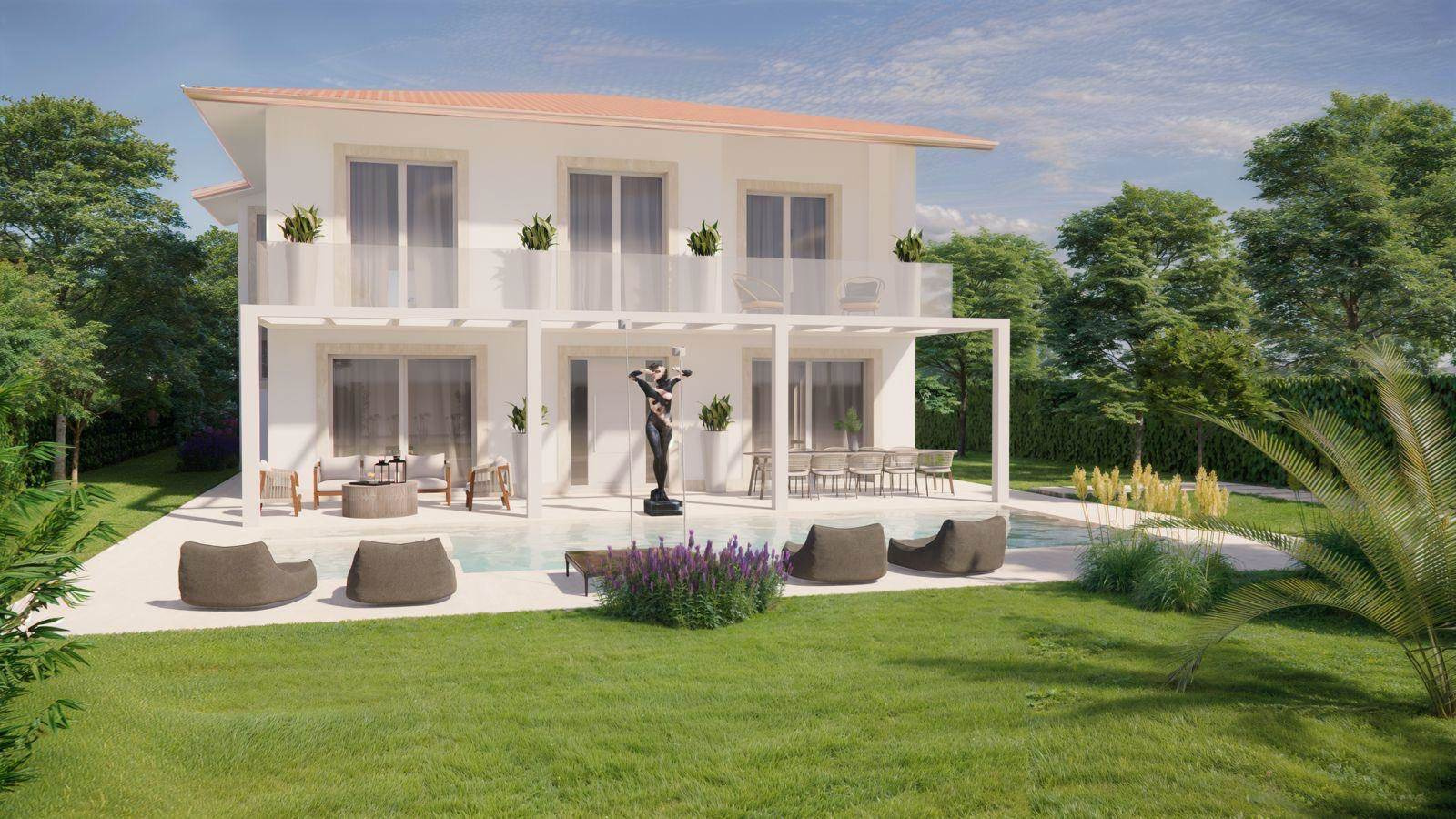 project-rendering-02 A Brand-New Villa with Private Pool in Forte dei Marmi