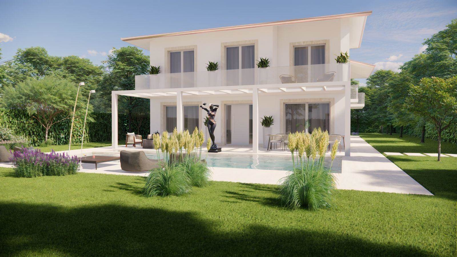 project-rendering-04 A Brand-New Villa with Private Pool in Forte dei Marmi