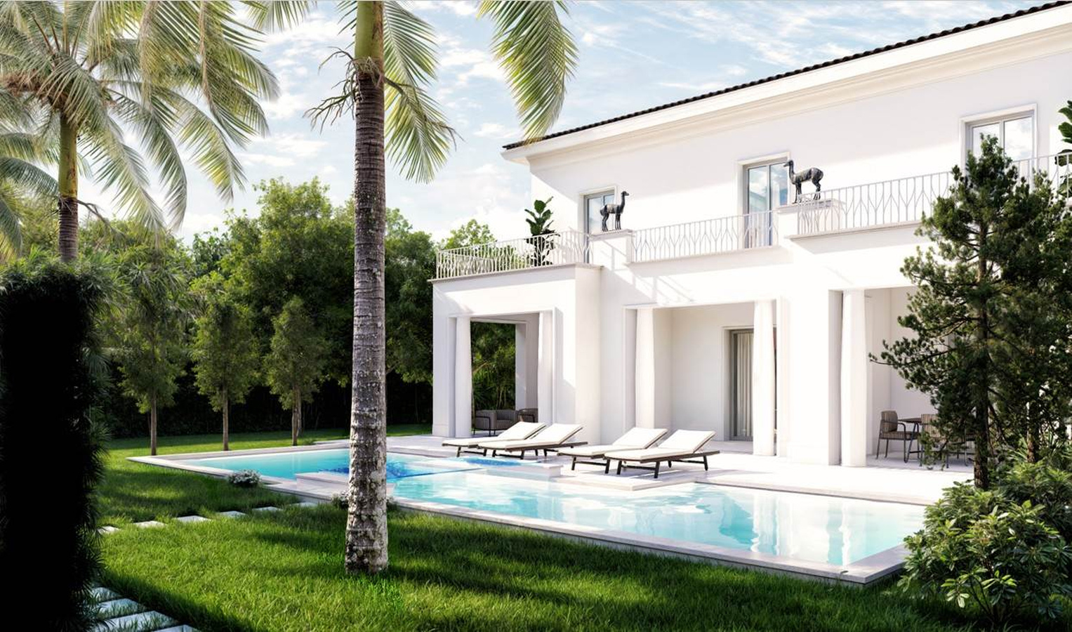 Historic Seafront Villa — Garden & Entrance (Approved Project Rendering) Historic Seafront Villa — Garden & Entrance (Approved Project Rendering)