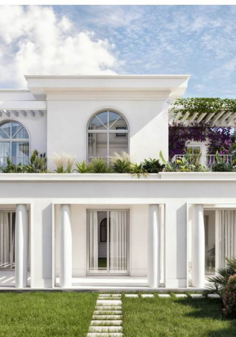Historic Seafront Villa — Project View 08 (Approved Project Rendering)